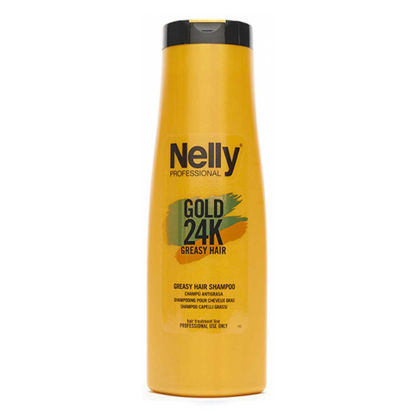 شامپو موهای چرب نلی پروفشنال NELLY مدل GREASY HAIR حجم 400 میل