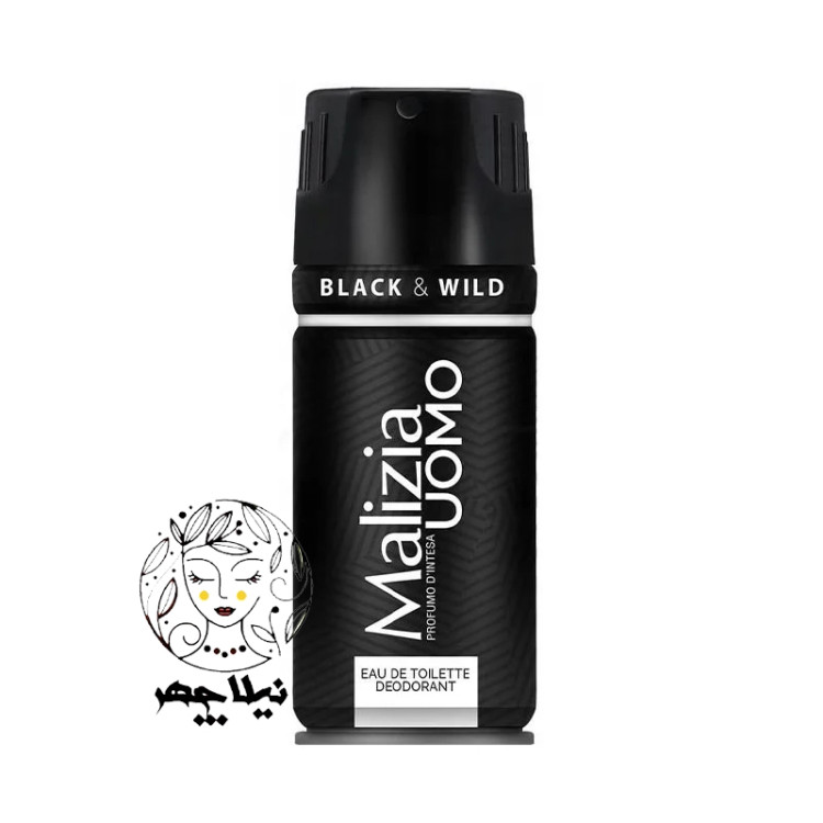 اسپری مالیزیا یومو بلک اند وایلد مشکی Black & Wild حجم 150 میل