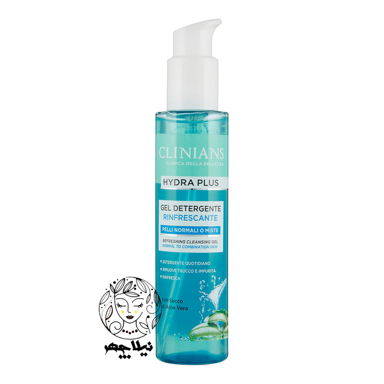 ژل شوینده حاوی آلوورا کلینیانس(Clinians) مدل Hydra Plus حجم 150 میل